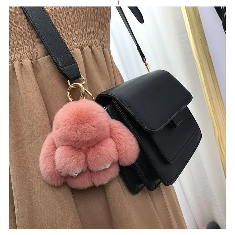 バッグチャーム ファーチャーム ウサギ 動物 ふわふわ もこもこ