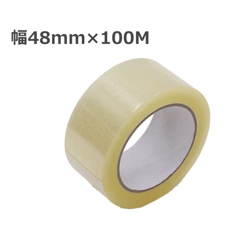 OPPテープ　48mm×100M　透明　1ケース50巻　ロジマート　(NO42)