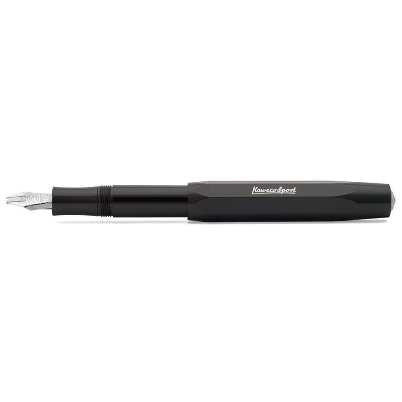 Kaweco Sport Classic Calligraphy Twin black incl. black Ink cartridges