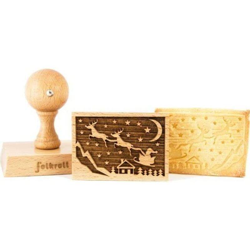 Decora-shop お菓子道具の専門店 サンタクロース*Santas Sleigh クリスマス Wood Cookie Stamp ク 印鑑、印章、 スタンプ decora-shop お菓子道具の専門店 サンタクロース*Santas sleigh クリスマス wood cookie stamp ク