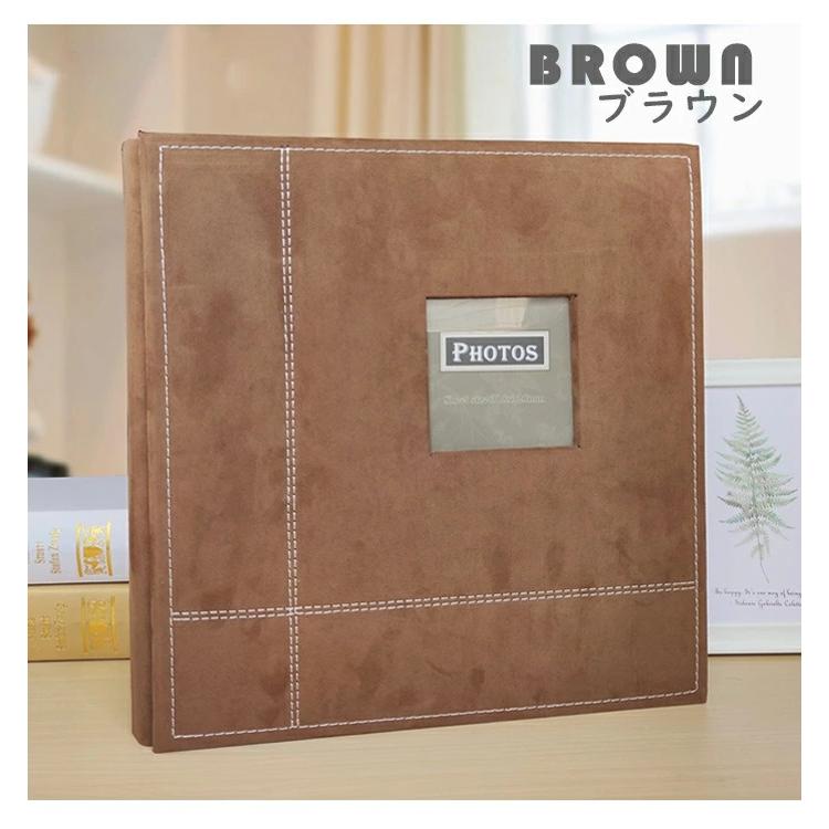 アルバム 貼付 大容量 大判 L判 写真 貼るタイプ diy フォトアルバム