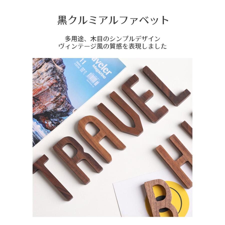 アルファベット イニシャル オブジェ 木製 店舗 飾り ネームプレート