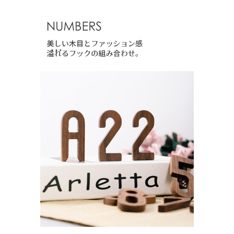 オブジェ 数字(0-9) 数字 木製(木)の小文字 ウェルカムサインや