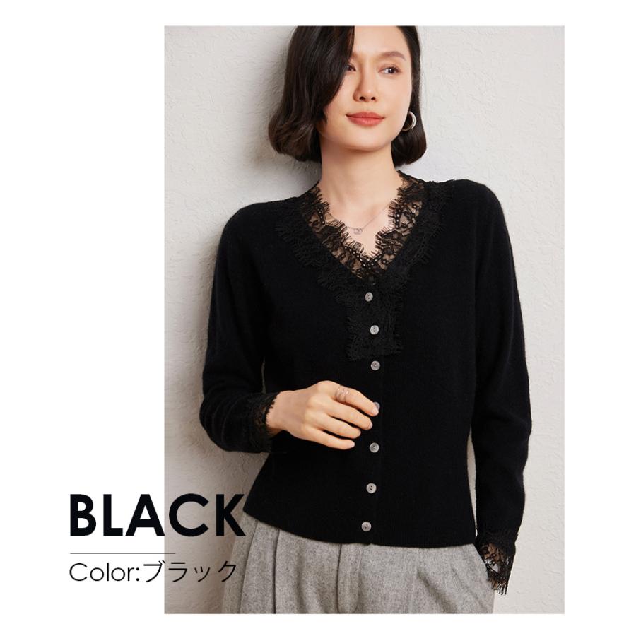 セーター レディース カシミヤ カシミヤ100％ 女性 トップス ニット V