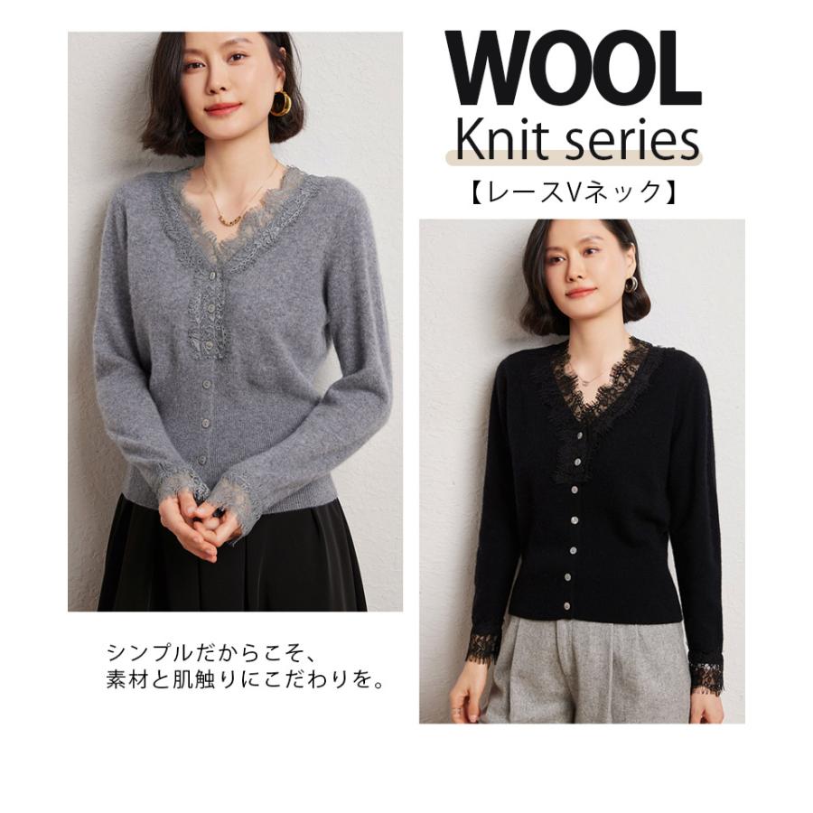 セーター レディース カシミヤ カシミヤ100％ 女性 トップス ニット V