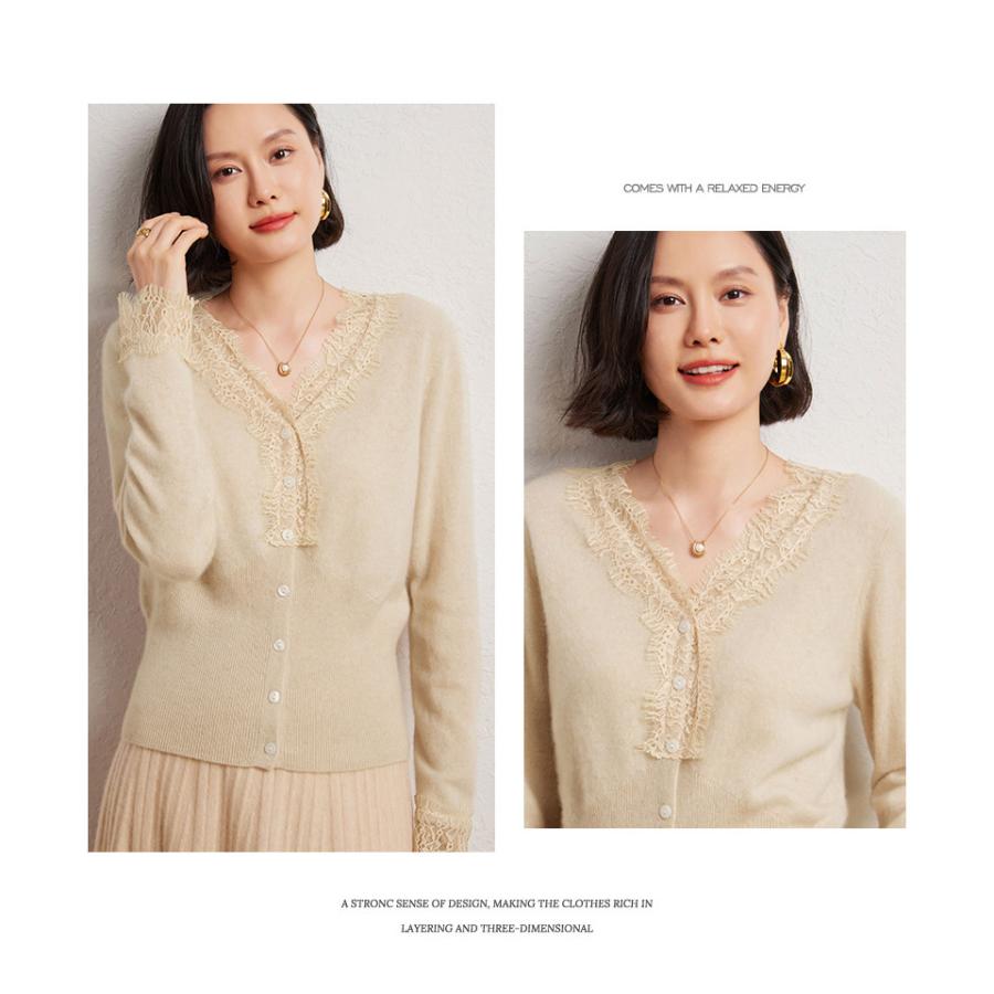 ニットセーター　カシミヤ100% 送料無料】【カシミヤ100％試験鑑定証明済】レディース クルー