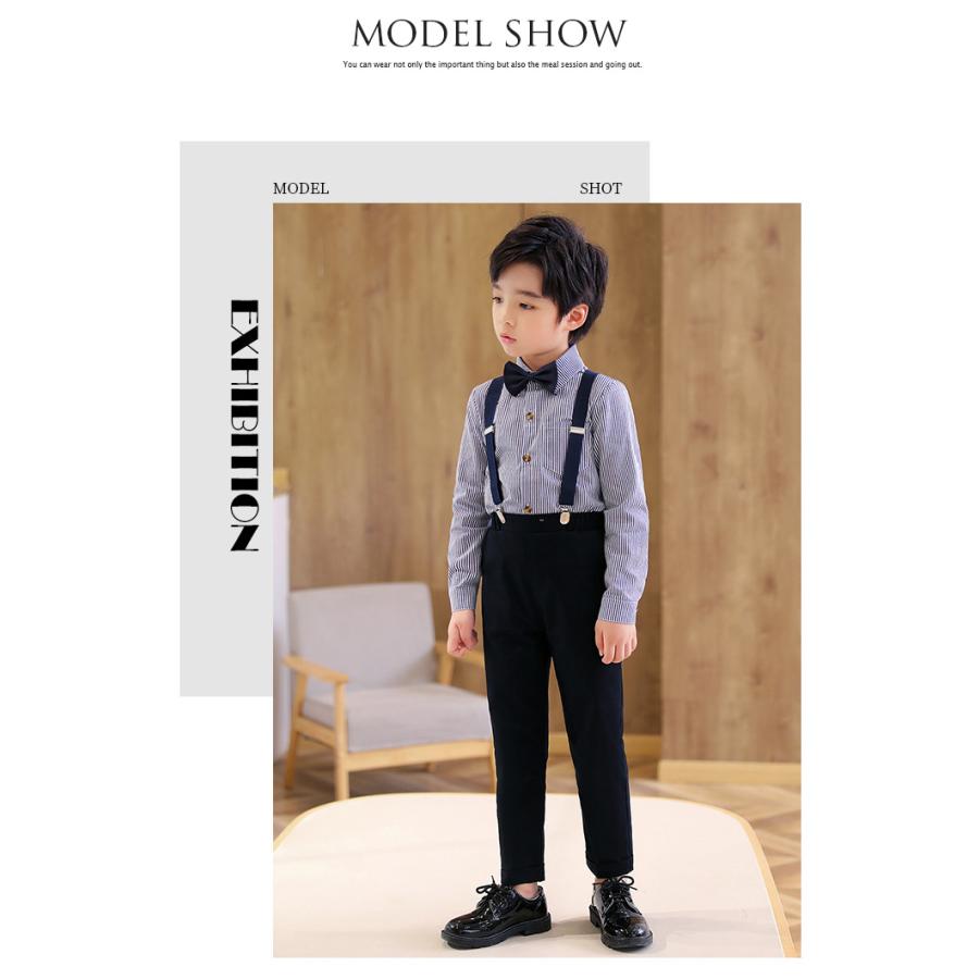 familiar 90cm 男の子 Tシャツとサスペンダーつきパンツのセット 子供服 フォーマル サスペンダー 男の子 セットアップ ハーフパンツ