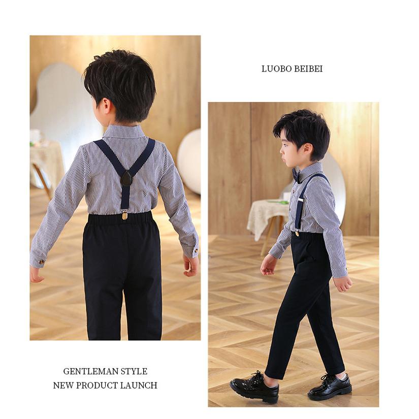 子供服 フォーマル サスペンダー 男の子 セットアップ ハーフパンツ