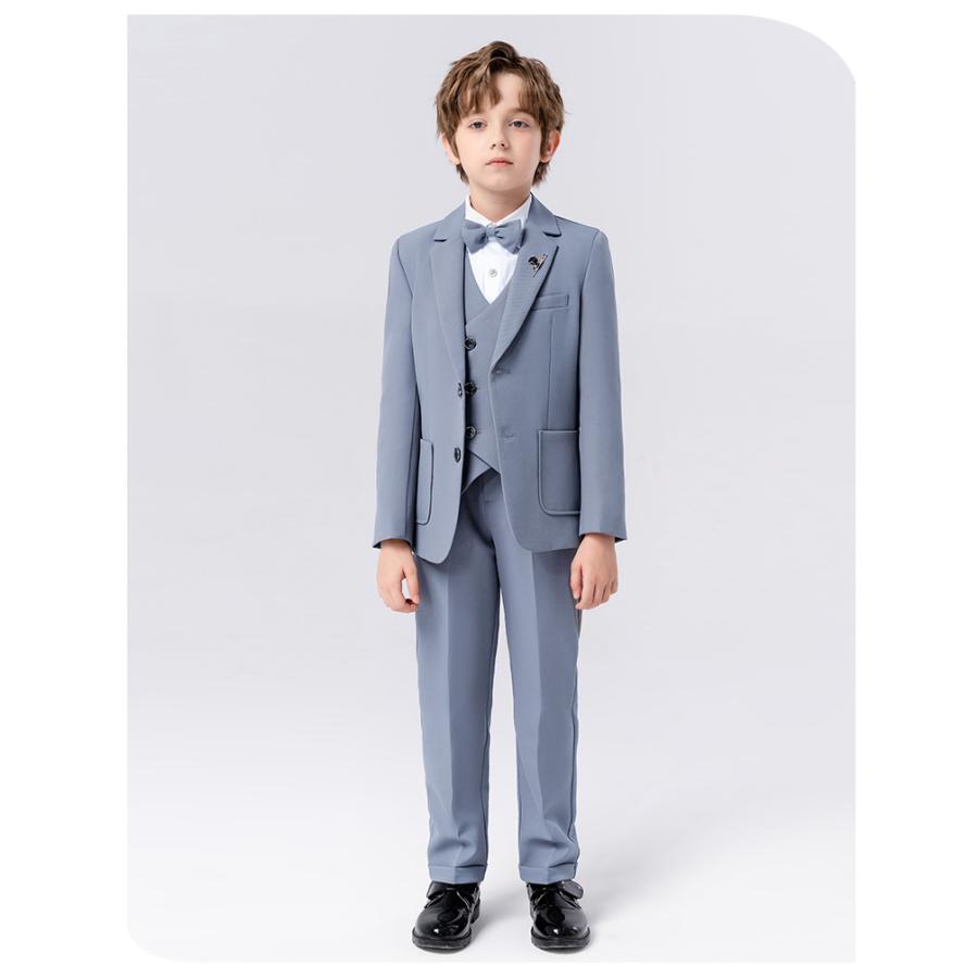 フォーマル スーツ 5点セット 男の子 おしゃれ タキシード 子供服