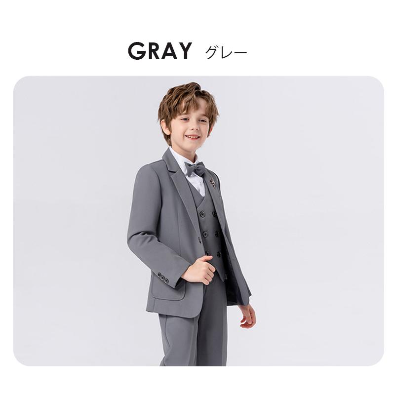 フォーマル スーツ 5点セット 男の子 おしゃれ タキシード 子供服