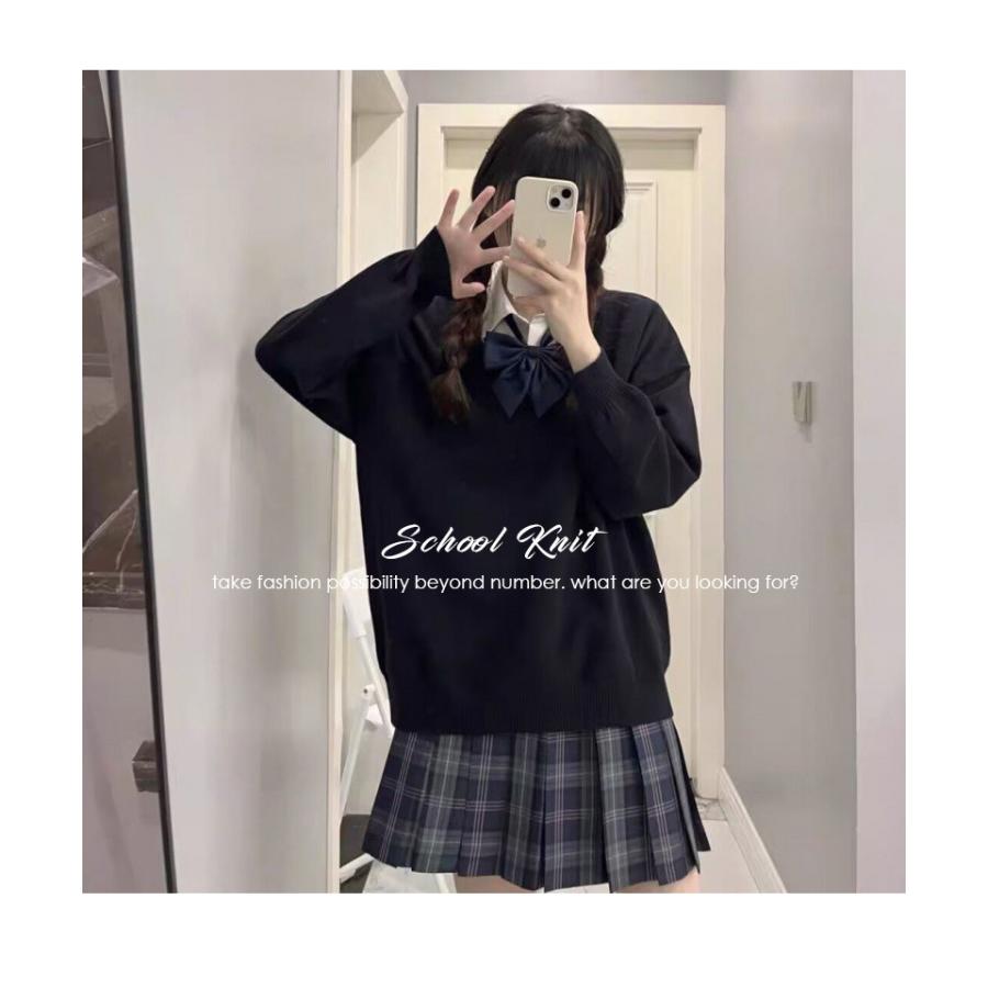 誠英　冬服　セーター　制服 在庫一掃 スクールセーター 女子 秋 冬 制服 中学生 高校生 学生服