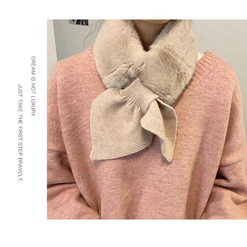 ティペット マフラー レディース エコファー フェイクファー 差し込み