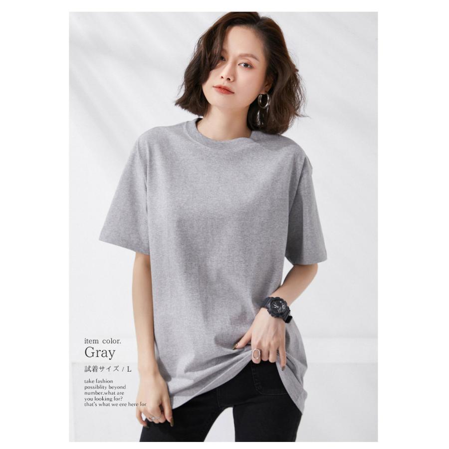 tシャツ レディース 半袖 綿100% 白 無地tシャツ シンプル 透けない
