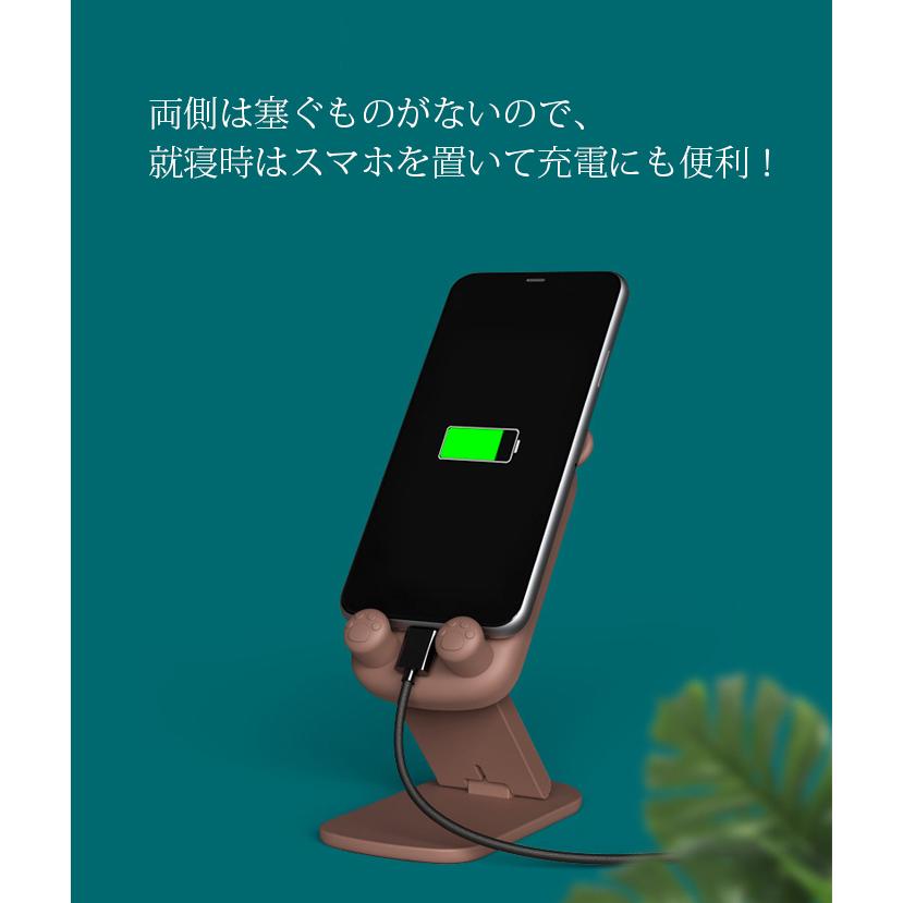 在庫一掃 即納 スマホ スタンド 軽量 持ち運び コンパクト おしゃれ 可愛い 高さ 角度 調節可能 折り畳み 滑り止め 携帯 スマートフォン ホルダー｜sanononosutoa｜17