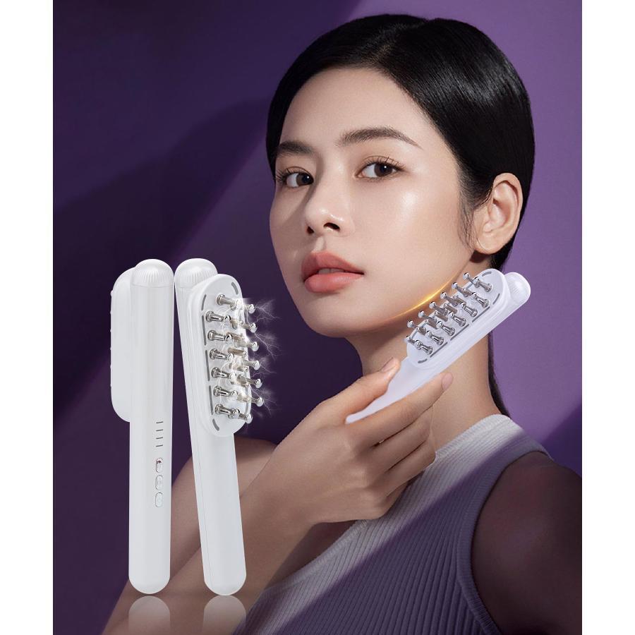 TAQISONG 電気ブラシ 美顔器 リフトブラシ 電動 頭皮 ブラシ led美顔器 