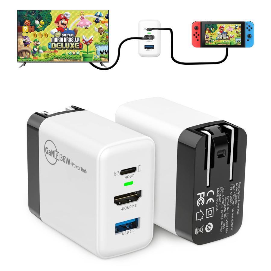 Switch1本体、ドック、充電器 Nintendo Switch switchドック HDMI 変換アダプター ACアダプター Type