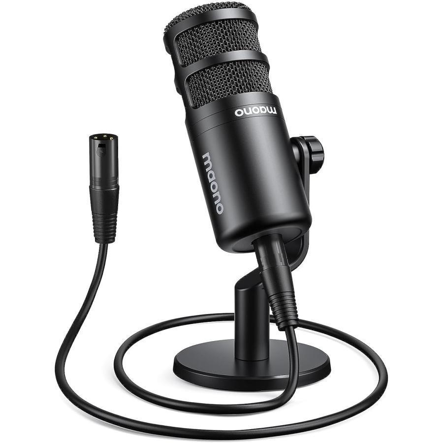 MAONO XLR マイク ダイナミックマイク ボーカルマイク 単一指向性 ポッ MAONO XLR ダイナミックマイク ボーカルマイク 単一指向性 ポップ