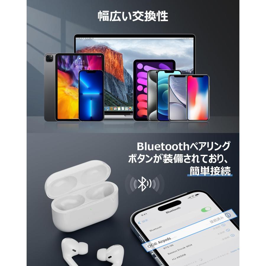 AirPods Pro 本体と充電ケース Amazon.co.jp: 充電ケース 用のAirpods Pro 充電ケース