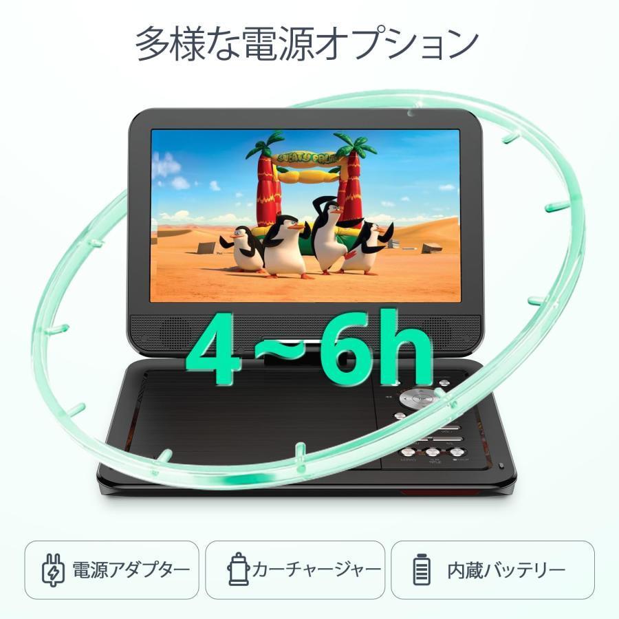 新機種】YOTON ポータブルDVDプレーヤー 12.5型 カーマウント付 新機種】YOTON ポータブルDVDプレーヤー 12.5型 カーマウント付