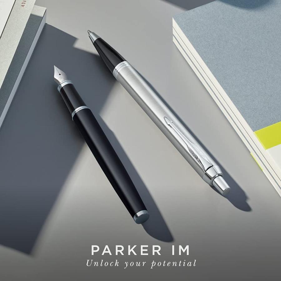 PARKER パーカー 万年筆 IM ブラックCT 細字 ギフトボックス入り 正規