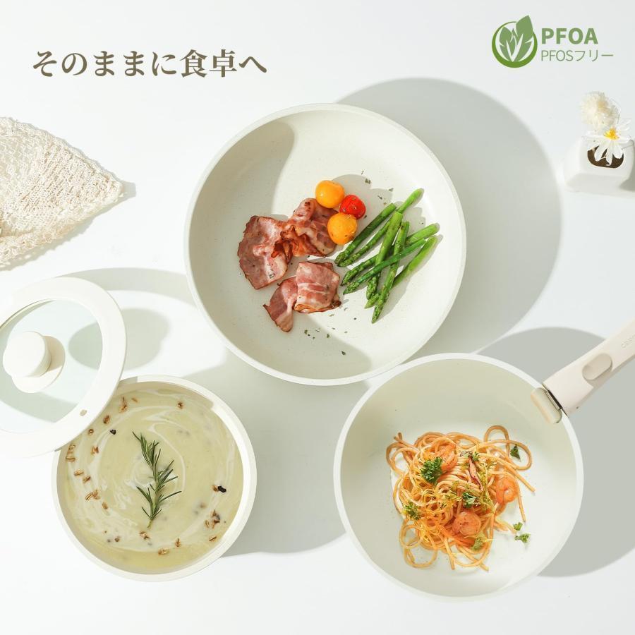 CAROTE カローテ フライパン セット 7点 IH?ガス火対応 PFOA PFOS