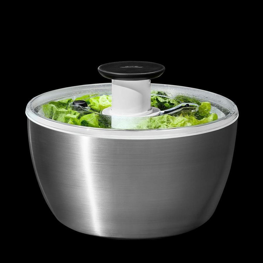 新品　OXO サラダスピナー　ステンレス OXO（キッチン用品） OXO ステンレスサラダスピナー 食洗機対応