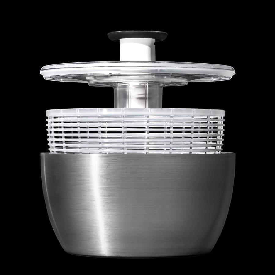 新品　OXO サラダスピナー　ステンレス OXO（キッチン用品） OXO ステンレスサラダスピナー 食洗機対応