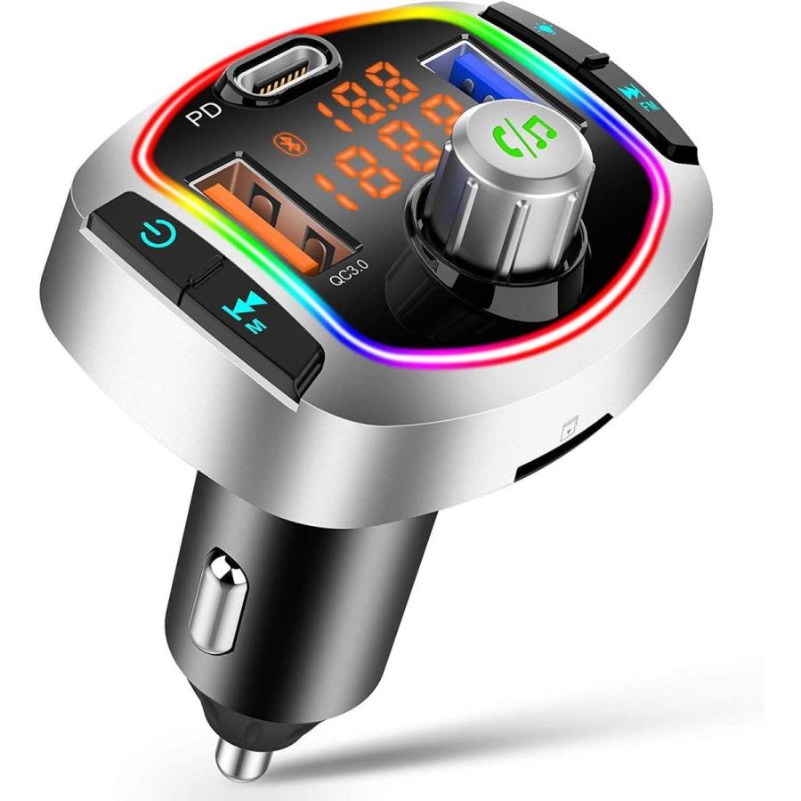 Fmトランスミッター シガーソケット Bluetooth5 0 高音質 Qc3 0 Pd18w急速充電 ノイズ軽減機能 3つ充電ポート Ut 003 佐野商店 通販 Yahoo ショッピング