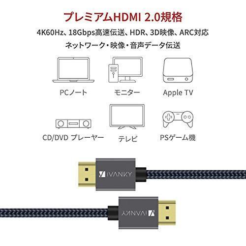 Hdmi ケーブル 2m 4k60hz 6種長さ Ivanky Hdmi2 0規格 Ps5 Ps4 3 Xbox Nintendo Switchなど Ut 003 佐野商店 通販 Yahoo ショッピング