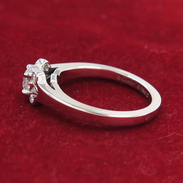 カルティエ ソリテールバレリーナダイヤリング/D0.19ct#45(日本サイズ4.5号近辺)  Aランク.の画像
