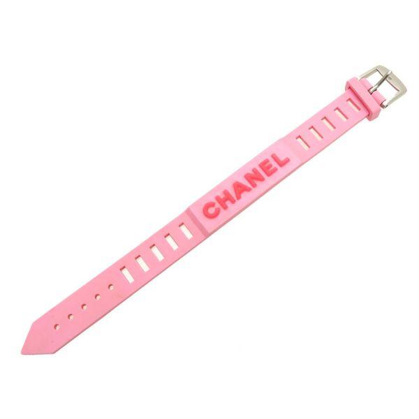 CHANEL ラバーブレスレット 99P ロゴブレスレット CHANEL（シャネル） 99Pラバーブレスレット Bランク. : 質屋さのや