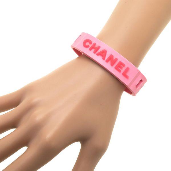 CHANEL ラバーブレスレット 99P ロゴブレスレット CHANEL（シャネル） 99Pラバーブレスレット Bランク. : 質屋さのや