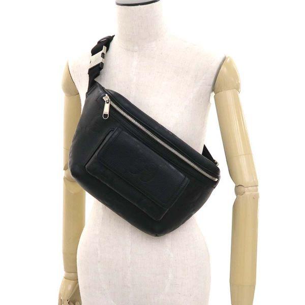 グッチ ジャンボGG ベルトバッグ 美品 GUCCI 公式サイト購入履歴 付き ジャンボ GG スモール ベルトバッグ ・ブラック レザー | GUCCI公式