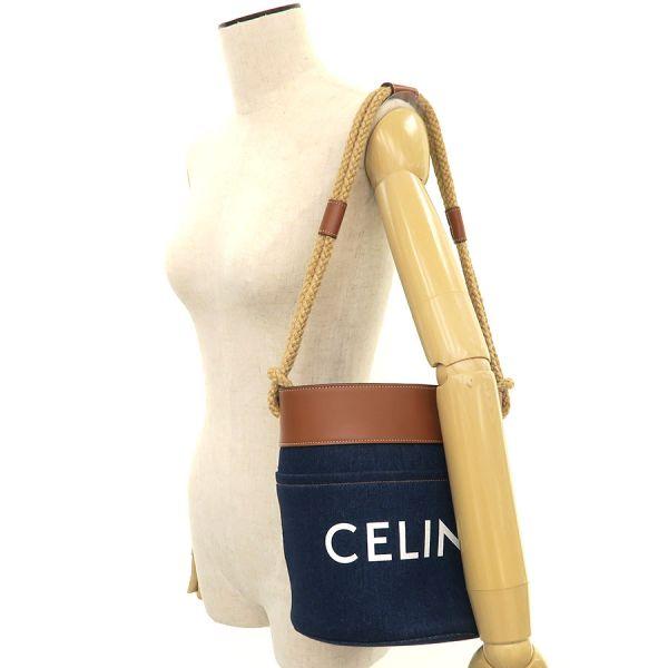 CELINE セリーヌ バケットバッグ/デニム Aランク. : 質屋さのや CELINE セリーヌ バケットバッグ/デニム Aランク. : 質屋さのや
