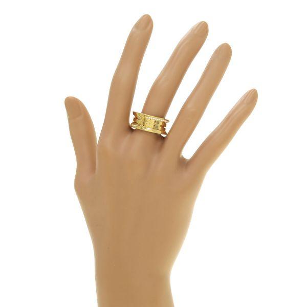 Bvlgari ダイヤモンド付きリング 指輪 54 BVLGARI（ブルガリ） ビーゼロワンリング/3バンド/エッジダイヤ#54