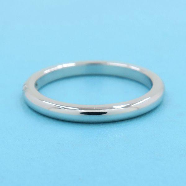 ティファニー フォーエバーバンドリング/ダイヤ3P/2MM#7.5  Aランク.の画像