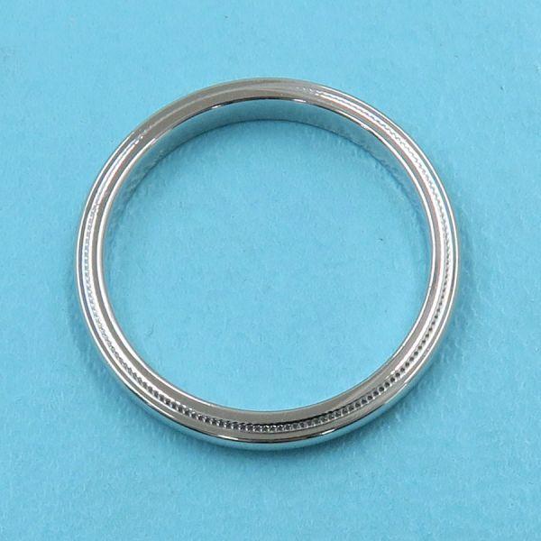 ティファニー トゥギャザーミルグレインバンドリング/3MM#16近辺  Aランク.の画像