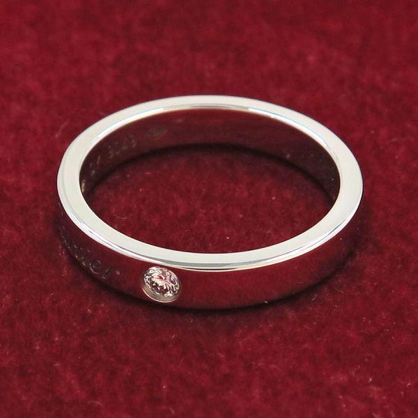 Cartier（カルティエ） Cドゥカルティエリング/3MM/2Pダイヤ#47(日本