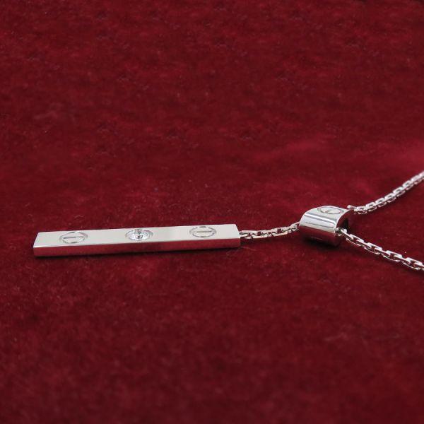 Cartier（カルティエ） ラブYシェイプネックレス/ダイヤ1P Bランク 
