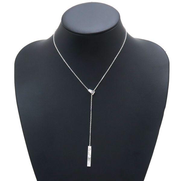 Cartier（カルティエ） ラブYシェイプネックレス/ダイヤ1P Bランク