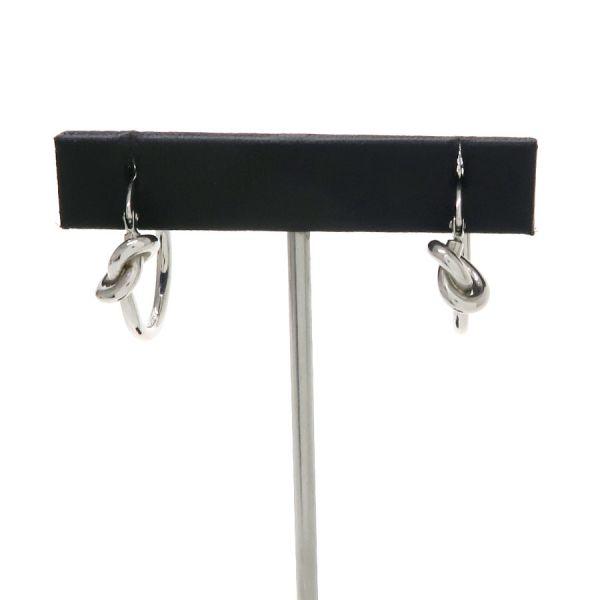 CELINE（セリーヌ） ノット スモールフープ ピアス Aランク. : 質屋さ