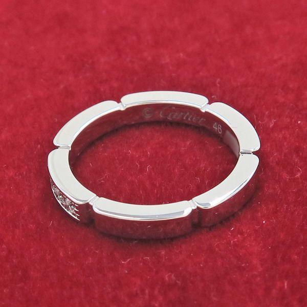 Cartier カルティエリング　マイヨンパンテール 4Pダイヤ Cartier（カルティエ） マイヨンパンテールリング/4Pダイヤ#46(日本