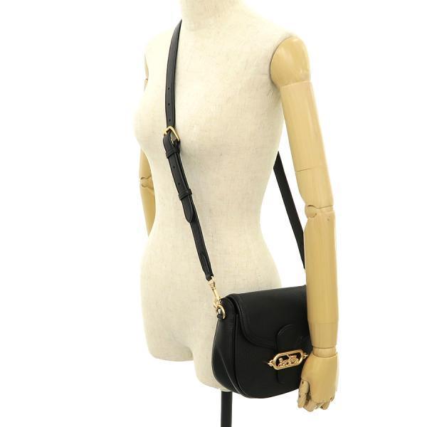 COACH（コーチ） バッファローエンボスドレザージェイドサドル Aランク