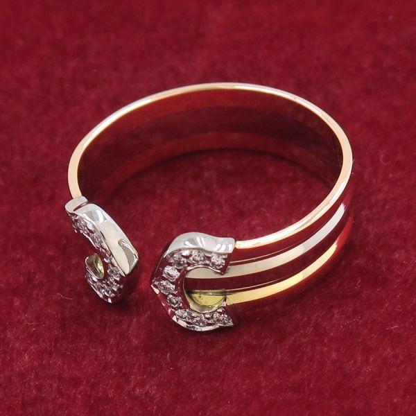 Cartier（カルティエ） 2Cダイヤリング/SM#55(日本サイズ14.5号近辺) B