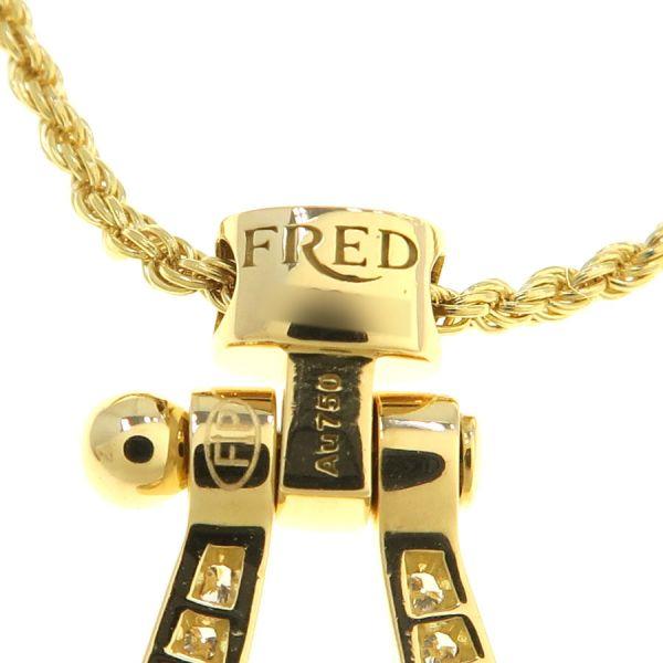 極美品 フレッド フォース10 ダイヤネックレス Fred（フレッド） フォース10ダイヤネックレス/ミディアムモデル