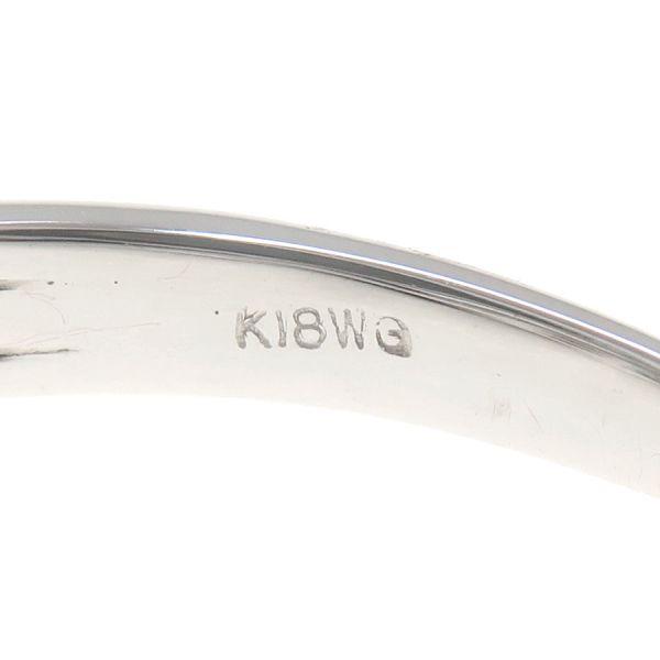 ノンブランド宝石 K18WGダイヤリング#12.5  Aランク.の画像