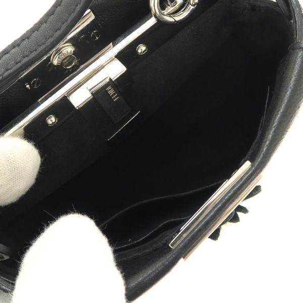 FENDI フェンディ マイクロ ピーカブー/フラワー Aランク FENDI フェンディ マイクロ ピーカブー/フラワー Aランク
