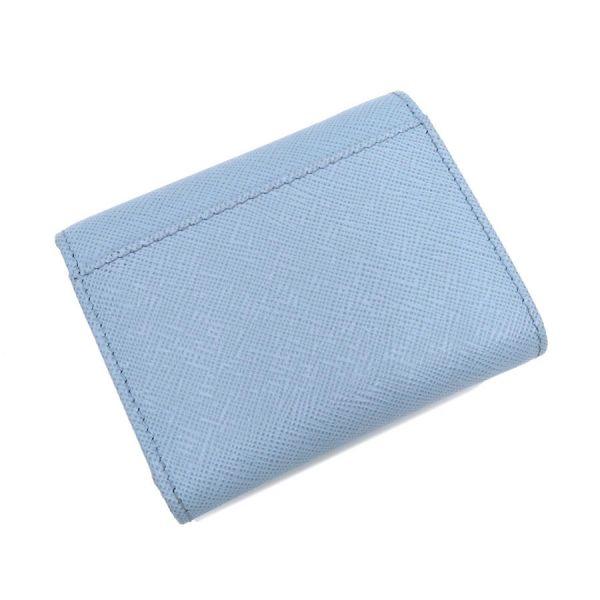 PRADA（プラダ） サフィアーノ・トライアングルコンパクトウォレット A