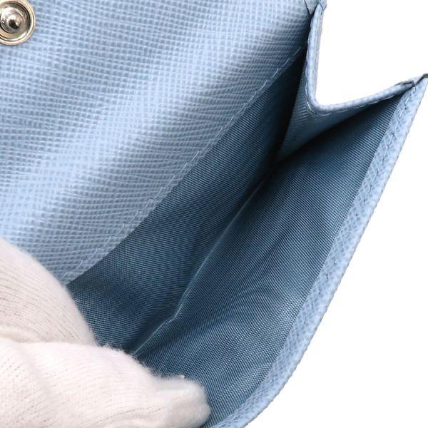 PRADA（プラダ） サフィアーノ・トライアングルコンパクトウォレット A