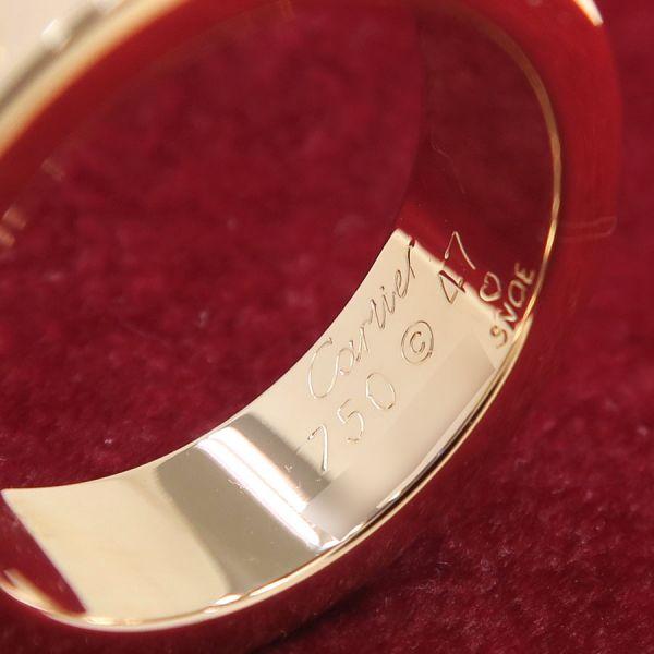 Cartier（カルティエ） ラブリング/1Pピンクサファイア#47(日本サイズ7